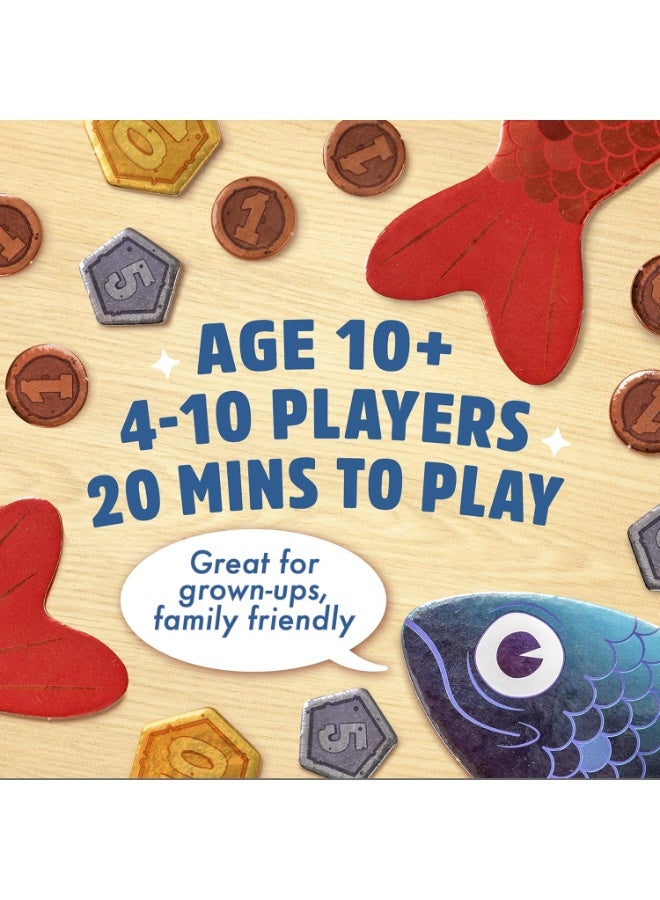 BIG POTATO Sounds Fishy – Fast-Paced Bluffing Party Game for Kids 10+ & Adults | Fun Family Trivia Board Game for Quick Thinking & Lying - Image 3